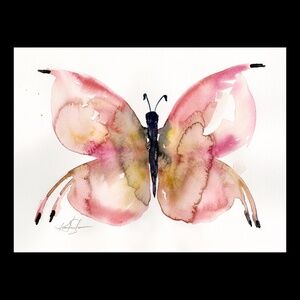 Original Watercolor Butterfly Painting - Watercolor Butterfly 2